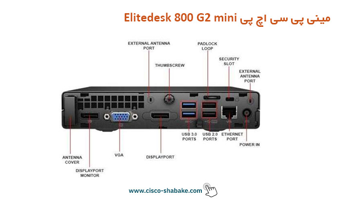 مینی کیس استوک Elitedesk 800 G2 mini