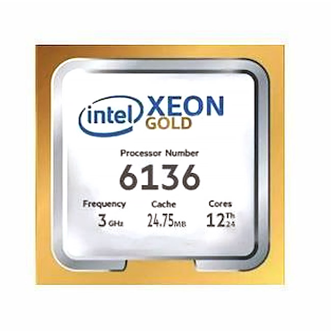 قیمت خرید سی پی یو CPU مدل Xeon Gold 6136 برند Intel