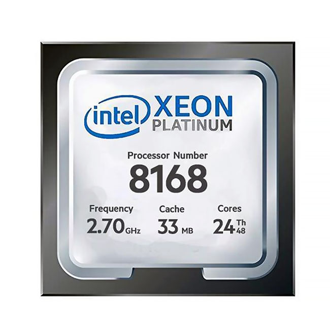CPU مدل Xeon Platinum 8168 برند Intel