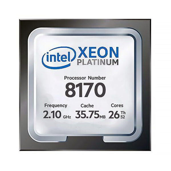 CPU مدل Xeon Platinum 8170 برند Intel