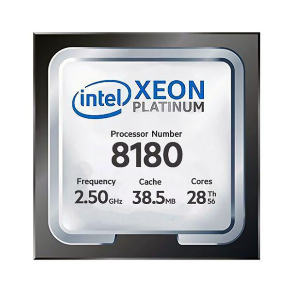 CPU مدل Xeon Platinum 8180 برند Intel