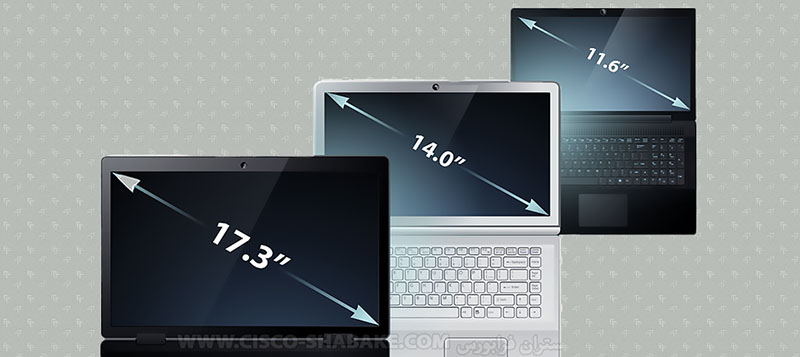 انتخاب سایز لپ تاپ مانیتور نمایشگر مناسب