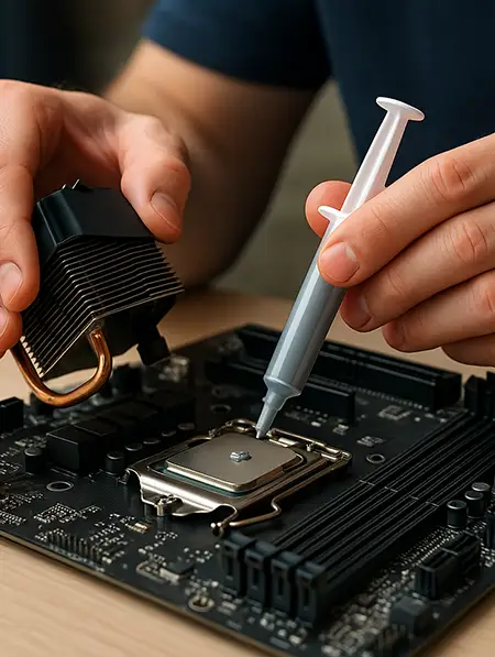 خمیر حرارتی CPU تعویض