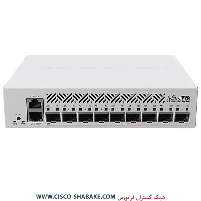 سوئیچ میکروتیک CRS310-1G-5S-4S+IN