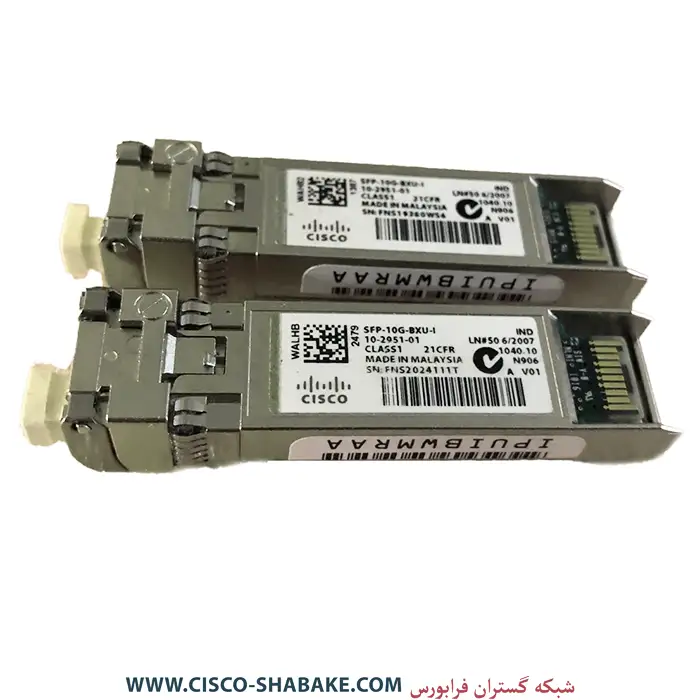 قیمت ماژول فیبرنوری سیسکو SFP-10G-BXU-I