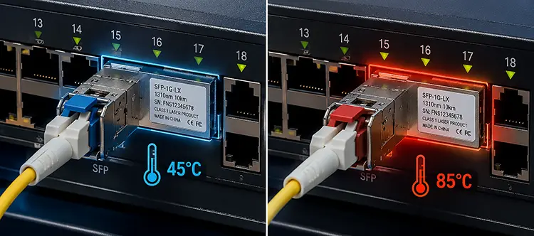 علت داغ شدن ماژول SFP