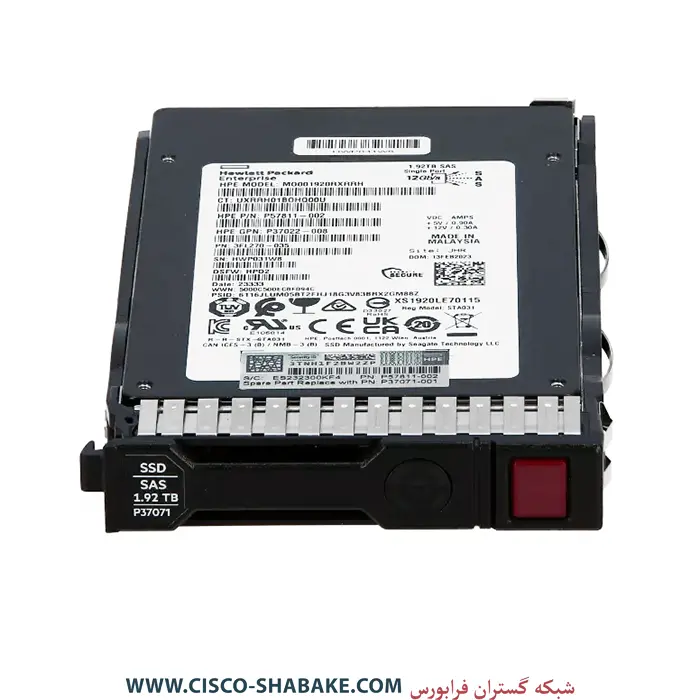 P37011-B21 هارد SSD سرور HPE 1.92TB 12G 2.5in SAS