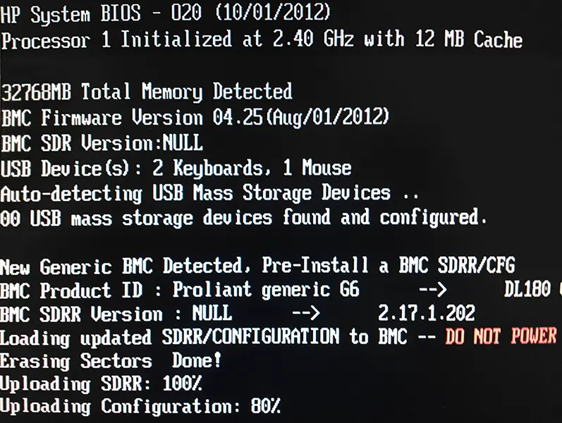 خطای Power Supply Mismatch در سرور HP